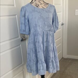 Xtraordinary Blue Floral Midi Dress